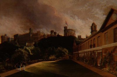 Utsikt over Windsor Castle fra Traver