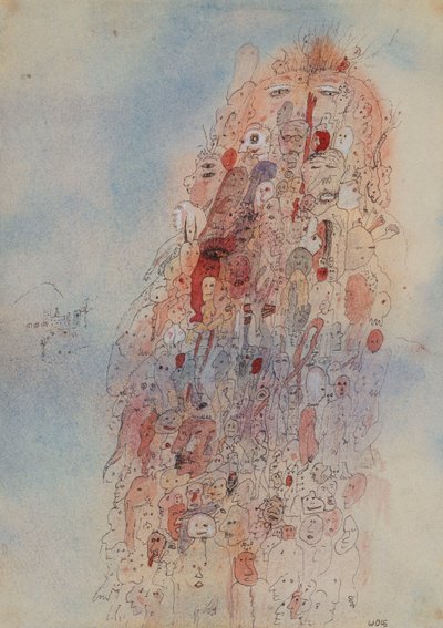 Folkemengden av Alfred Otto Wolfgang Schulze Wols
