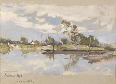 Bablock Hythe, nær Oxford av Alfred Parsons