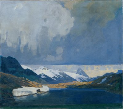 Bernina tordenvær av Alfred Poell