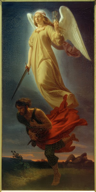 A.Rethel, Nemesis (kriminalitet og rettferdighet) av Alfred Rethel