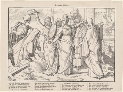 Også en dødedans I av Alfred Rethel