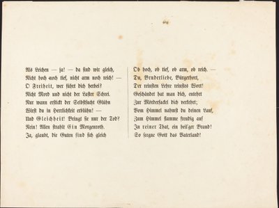 Også en dødedans: Tekstside av Alfred Rethel