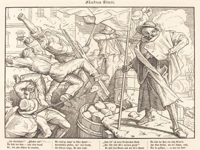 Også en dødsdans V av Alfred Rethel