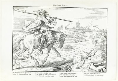 Også en dødedans, plate II av Alfred Rethel