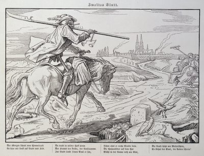 Death Rides to Town, plate 2 fra 