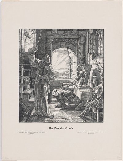 Døden som en venn av Alfred Rethel