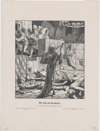 Døden som en venn av Alfred Rethel
