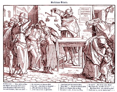 Totentanz 1848: Death proves that all men are equal av Alfred Rethel