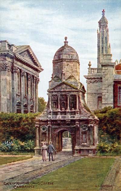 Gate of Honour, Caius College, Cambridge av Alfred Robert Quinton