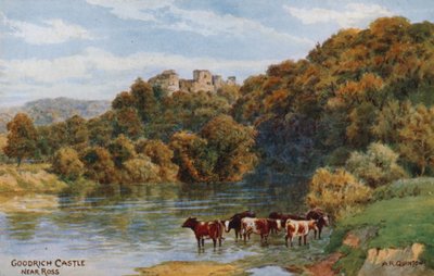 Goodrich Castle nær Ross av Alfred Robert Quinton