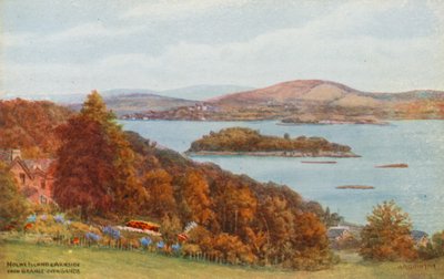 Holme Island og Arnside, fra Grange-over-Sands av Alfred Robert Quinton