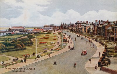 Promenade og Kings Gardens, Southport av Alfred Robert Quinton
