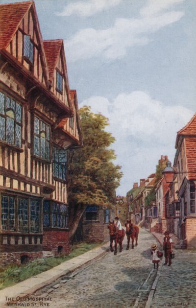 The Old Hospital, Mermaid St, Rye av Alfred Robert Quinton