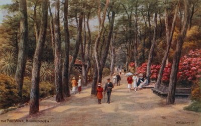 The Pine Walk, Bournemouth av Alfred Robert Quinton