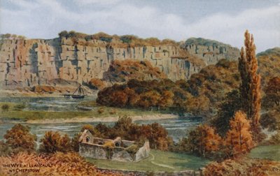 The Wye ved Llancault, Nr Chepstow av Alfred Robert Quinton