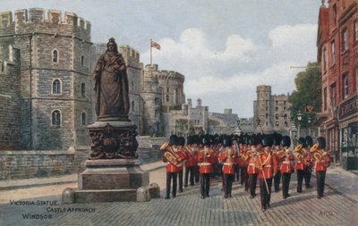 Victoria-statuen, Castle Approach, Windsor av Alfred Robert Quinton