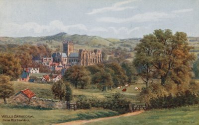 Wells Cathedral, fra Milton Hill av Alfred Robert Quinton
