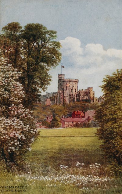 Windsor Castle fra The Brocks av Alfred Robert Quinton