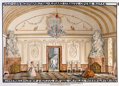 Richard Strauss: Der Rosenkavaliert (The Rosenkavalier) Scenografi av Roller. 2. akt av Alfred Roller