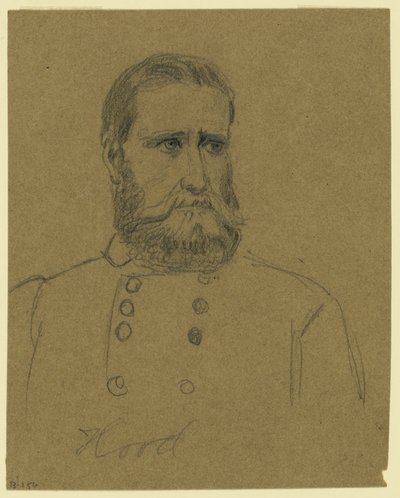 Konfødererte general John Bell Hood av Alfred Rudolph Waud