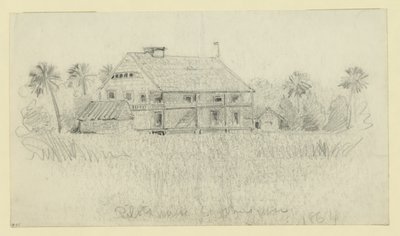 Piloter huser St. Johns river av Alfred Rudolph Waud