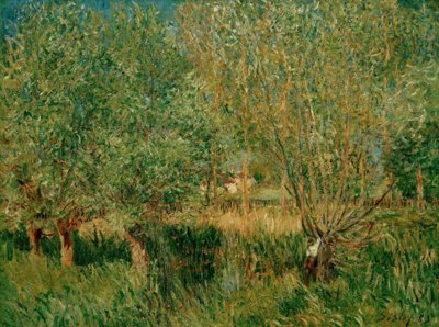A.Sisley, beitemarker ved bredden av Orvanne av Alfred Sisley