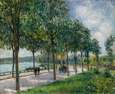 Alley of Chestnut Trees, 1878. av Alfred Sisley