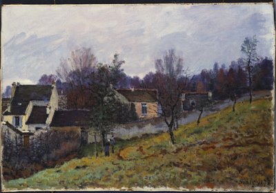 Høst i Louveciennes, 1873 av Alfred Sisley
