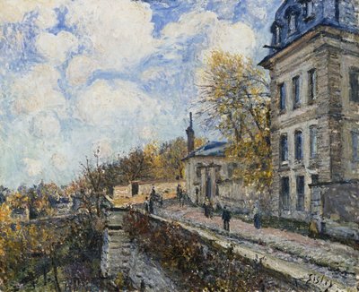 Fabrikk på Sevres; La Manufacture de Sevres, 1879 av Alfred Sisley