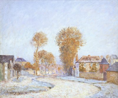 Første Frost av Alfred Sisley