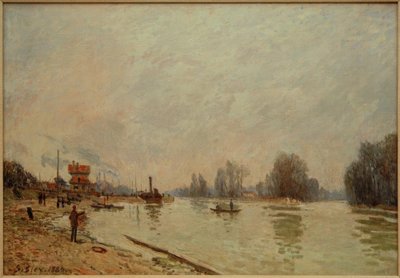 Seinen på Suresnes av Alfred Sisley