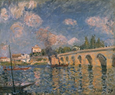 Sevres-broen av Alfred Sisley