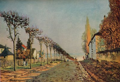 Maskinens vei, 1873, 1929 av Alfred Sisley