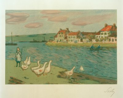 Gjessene av Alfred Sisley