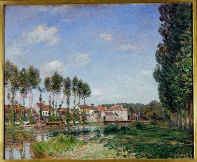 Moret, Loings bredder, Frankrike av Alfred Sisley