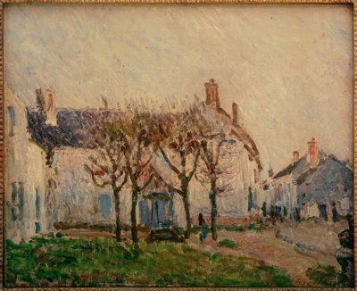 Gate i Moret-sur-Loing av Alfred Sisley