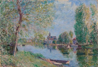 Vår i Moret-sur-Loing; Vår i Moret sur Loing, 1891 av Alfred Sisley