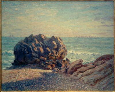 Storrs Rock, Ladys Cove, om kvelden av Alfred Sisley
