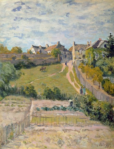 Klatrestien, 1875 av Alfred Sisley