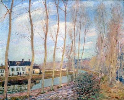 Loing-kanalen, 1892 av Alfred Sisley