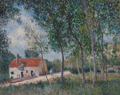 Veien fra Moret til Saint-Mammès, 1883-85. av Alfred Sisley