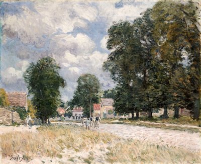 Veien til Marly-le-Roi av Alfred Sisley