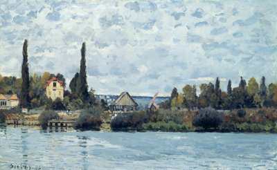 Seinen ved Bougival, 1873 av Alfred Sisley