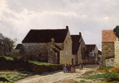 Kvinner som går i skogen av Alfred Sisley