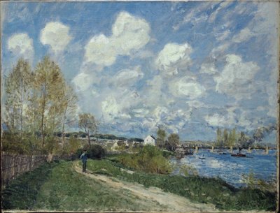Sommer på Bougival Sommer på Bougival, 1876. av Alfred Sisley