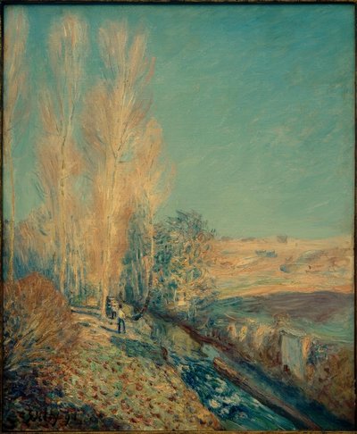 Summer of Saint-Martin - Omgivelsene til Moret av Alfred Sisley