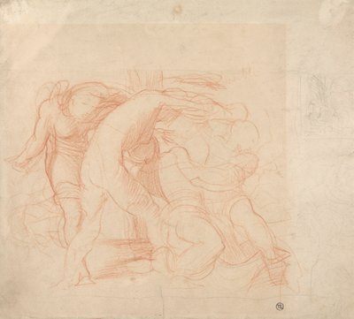 Studie for Massacre of the Innocents av Alfred Emile Stevens