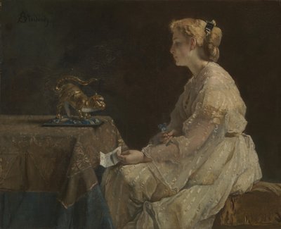 Nåtiden, ca. 1870 av Alfred Emile Stevens