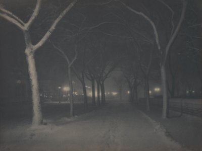 En iskald natt av Alfred Stieglitz